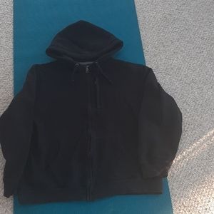 Black Zip up hoodie